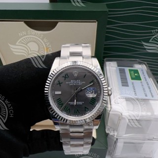 นาฬิกาข้อมือ R L datejust Cc 41mm + travel case