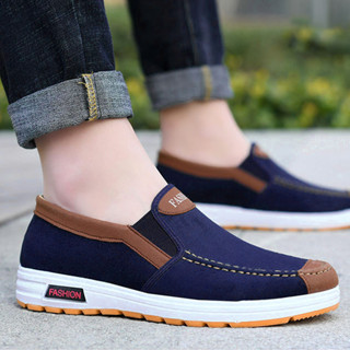 Jukoy เท่มาก🕶️รองเท้าผู้ชาย รองเท้าโลฟเฟอร์ผู้ชาย 👞แบบสวบใส่…