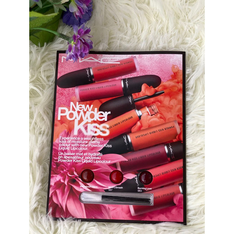 ลิปสติก MAC New Powder Kiss Liquid Lip Colour ลิปจิ้มจุ่มเนื้อแมท
