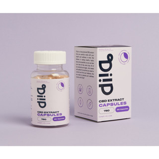 Diip ซี.บี.ดี แคปซูล 750 มก. สูตรสำหรับกลางคืน C.B.D Night Capsule 750 mg. (30 capsules)