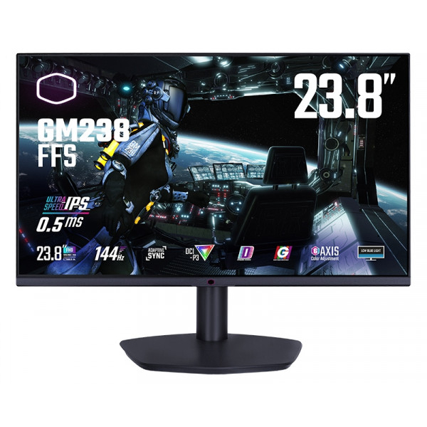MONITOR (จอมอนิเตอร์) COOLER MASTER 23.8'' GM238-FFS IPS 144Hz Gaming monitor (CMI-GM238-FFS-EK)