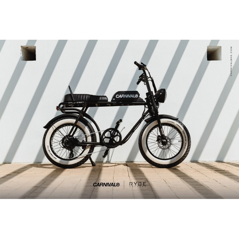 [ พร้อมส่งมือ 2 สภาพดี ✅ ] CARNIVAL® x RYDE Culture RydeKart 500W “All Black” Limited Edition
