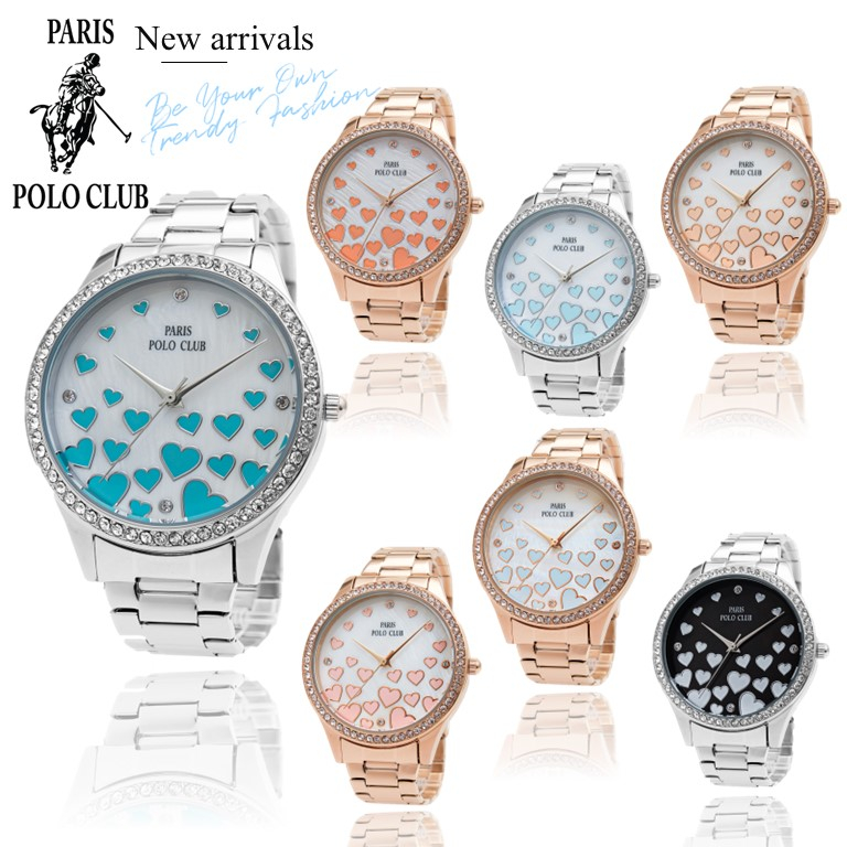 นาฬิกาข้อมือผู้หญิง Paris Polo Club รุ่น PPC-220515L