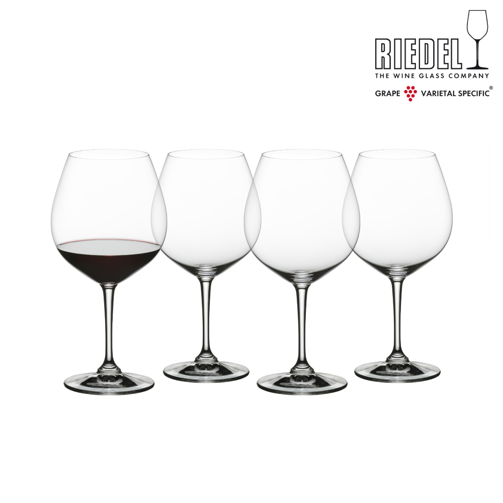 Riedel Vivant Pinot Noir Set 4pcs แก้วไวน์แดง กล่องมีตำหนิ