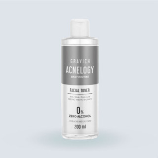 Gravich Acnelogy Corrective Facial Toner 200 mlโทนนอร์เช็ดบำรุงผิวหน้า เพื่อการดูแลปัญหาสิวอย่างตรงจุด เสริมการผลัดเซลล์