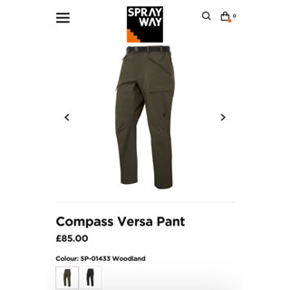 Compass Versa Pant SPRAY WAY For Men กางเกง กีฬากางแจ้ง ปีนเขา เดินป่า ขายาว ผู้ชาย น้ำหนักเบา แห้งง่าย กันน้ำ ยืดหยุ่น