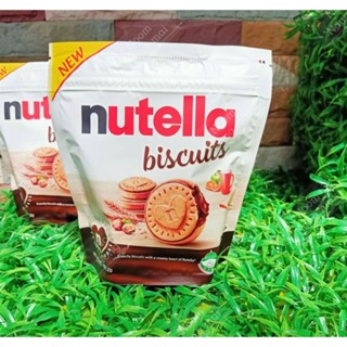 New Nutella biscuits Nutella biscuits คุกกี้สอดไส้ช็อคโกแลตขนาด193.2กรัม BBF.13/2/2024