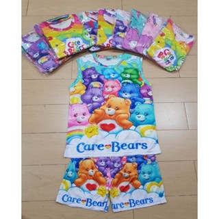 ชุดเสื้อกล้ามแขนกุดแคร์แบร์ชุดเด็กโต​หมี​carebears​(1xl-4xl)เนื้อผ้าดีลายคมชัด