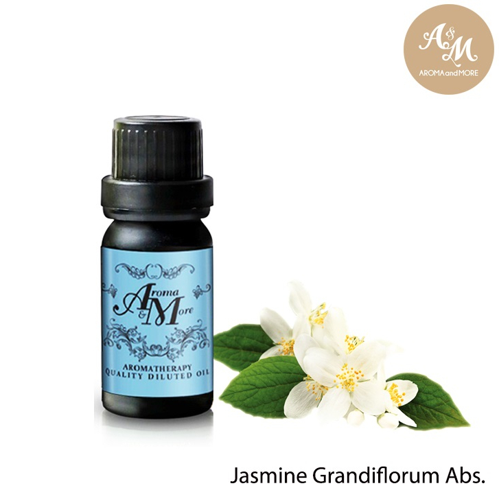 Aroma&More Jasmine Grandiflorum Absolute DILUTE 10% / น้ำมันหอมระเหยมะลิ แกรนดิฟลอรั่ม ชนิดเจือจาง10% India 10/30ML