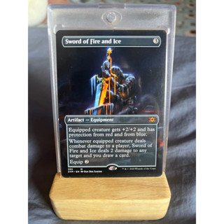 การ์ด MTG Sword of Fire and Ice Artifact Magic the gathering EDH Rare รุ่น Double Master Topper สภาพ Nm