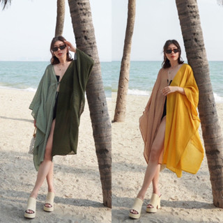 Knock Knock!! We have new drop!! (650฿ฟรีส่ง) 🌤️Two Tones Kaftan Beach Dress🌊  สายทะเลห้ามพลาด เดรสคลุมบิกินนี่ studioX2