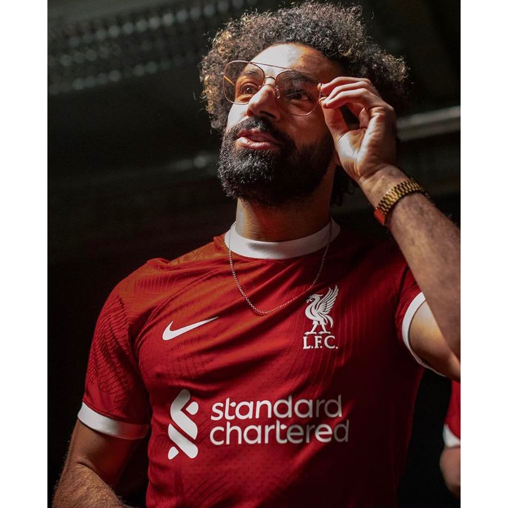 ของเเท้ 100% เสื้อลิเวอร์พูล 23/24 เกรดนักเตะ NIKE LIVERPOOL 2023/2024 HOME PLAYER JERSEY - GYM RED/