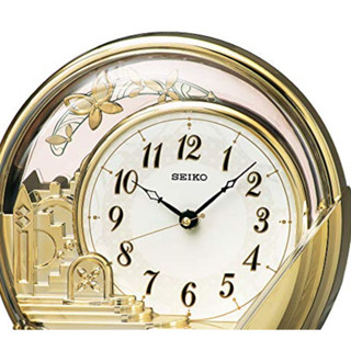 ส่งตรงจากประเทศญี่ปุ่น จากตารางนาฬิกาของญี่ปุ่น Seiko Golden Golden Luster Analog Decorative Pendulum PW428G