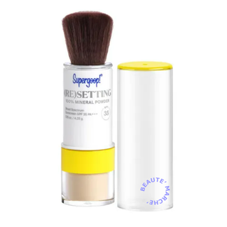 SUPERGOOP! (Re)setting 100% Mineral Powder Broad Spectrum Sunscreen SPF 35 PA+++ (สี: Translucent)