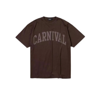 Carnival Iconic Washed Ovs T-Shirt Brown SS23