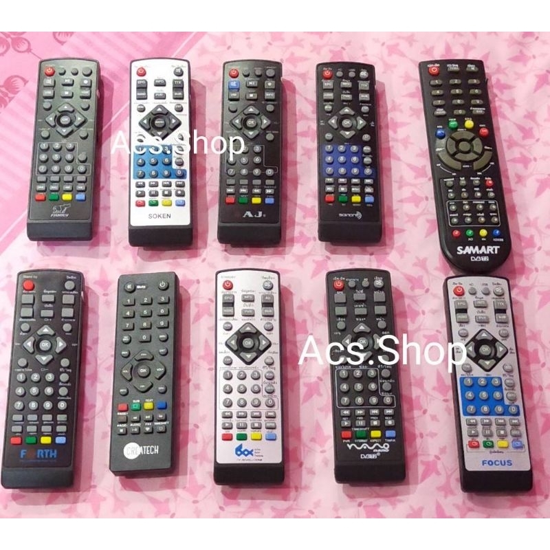 *พร้อมส่ง*รีโมทกล่องดิจิตอล รวมรุ่น มีให้เลือกตามแบบตรงรุ่น
