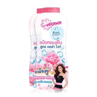 (แพคคู่!!สุดคุ้ม 2 ขวด) แป้งหอมเย็น เอเวอร์เซนส์ Eversense 280 กรัมx2ขวด