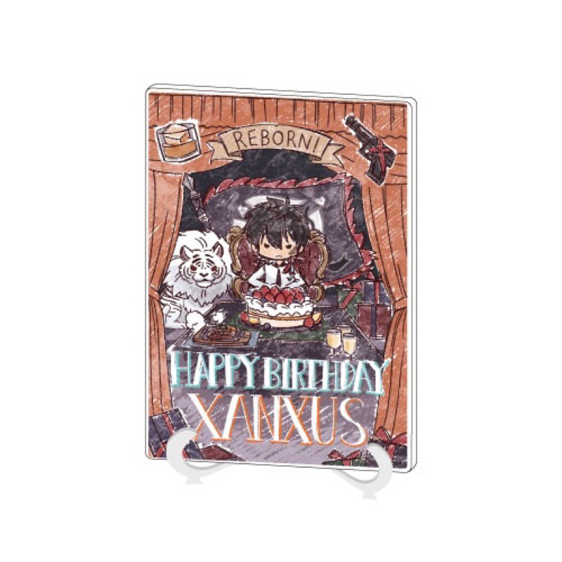 ลิขสิทธิ์แท้ 💯 ✨พร้อมส่ง - Reborn! - Acrylic Art Board (A5 Size) 09/Birthday <XANXUS>