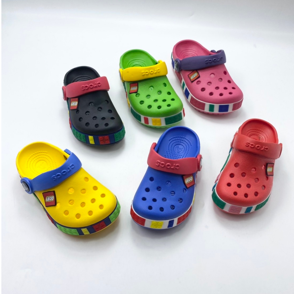 พร้อมส่ง !! รองเท้า เด็ก kid's Crocs Crocband Lego Clog..