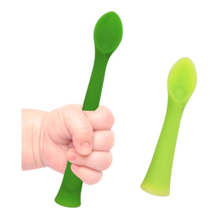 ช้อนซิลิโคน ช้อนหัดป้อน สําหรับป้อนอาหารเด็ก แพค2ชิ้น มีกล่องเก็บป้องกันฝุ่น - รูปที่ 4