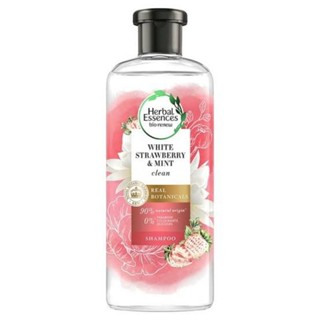 แท้💯Herbal essences bio renew white strawberry and mint clean shampoo  400ml