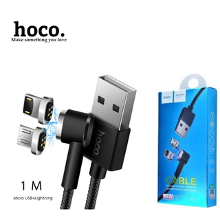 สายชาร์จ Hoco U20 Magnetic Cable 2 in 1 ip และ MICRO