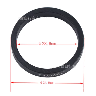 แหวนรองคอจักรยาน แหวนสเปเซอร์ Spacer Headset (28.6) 1-1/8" ขนาดซางปกติ วัสดุอลูมิเนียม จัดชุดเซตหลากหลายขนาด