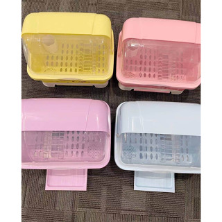 ที่คว่ำจานชาม SANRIO ลิขสิทธิ์แท้ Greenair  มาพร้อมที่ใส่ช้อน-ส้อม และถาดรองน้ำ