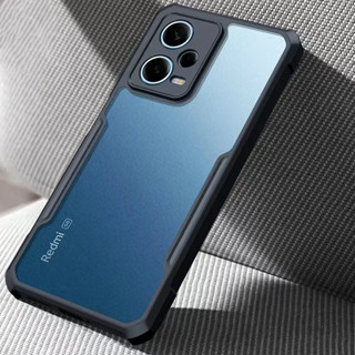 Case Xiaomi Redmi Note 12 5G  Note12Pro 5G  Note12Pro Plus 5G เคสขอบนิ่มหลังใสแข็ง ขอบดำเสี่ยวหมี่