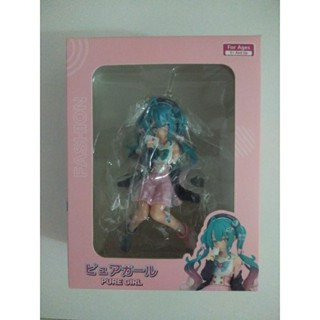 Miku - Pure Girl - ฟิกเกอร์เกาะมุม เกาะขอบโต๊ะ **งานจีน**