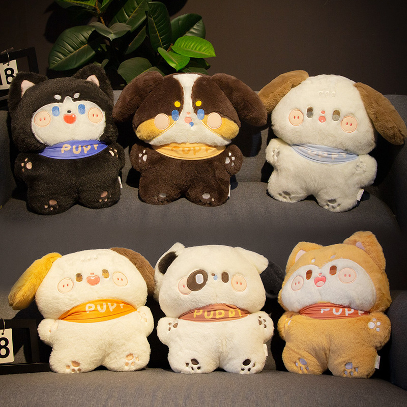 【Swoan】 หมอนตุ๊กตาหมาน่ารัก ของเล่นตุ๊กตา ตุ๊กตานุ่มนิ่มสุดน่ารัก เหมาะกับของขวัญวันเกิด สําหรับเด็ก