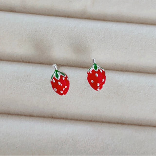 251-littlegirl gifts- strawberry  stud earrings