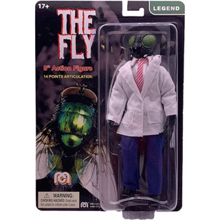 The Fly (1958) The Fly Flocked MEGO Action Figure ชุดผ้า 20 cm