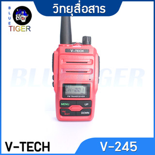 วิทยุสื่อสาร V-TECH V-245 WALKIE TALKIE 0.5W 245 MHZ ได้รับการยกเว้นไม่ต้องจดทะเบียน-