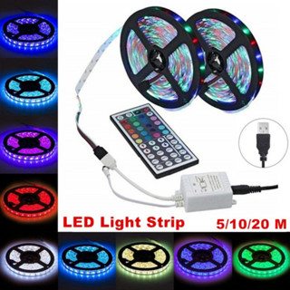 5M LED RGB Light Rechargeable Light Strap with Remote Control Indoor Bedroom Decor