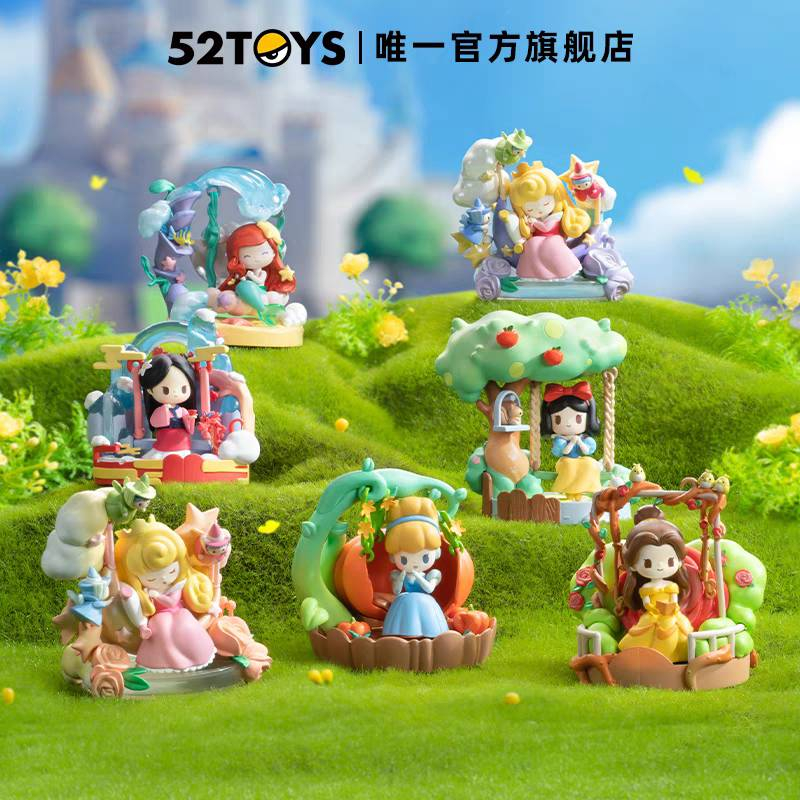 [พร้อมส่ง/แยกตัว] Disney Princess D-Baby Blooming Swing Series สินค้าลิขสิทธิ์แท้ เจ้าหญิงดิสนีย์ 52Toys