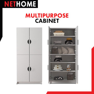 NETHOME : Shoe Rack ตู้ ตู้เก็บของ ชั้นวางของ ชั้นวางรองเท้า ตู้รองเท้า ตู้ไม้ ตู้ใส่ของอเนกประสงค์