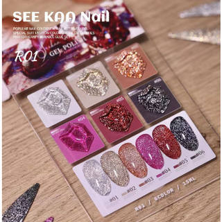 พรีออเดอร์ สีเจล seekaa nail รุ่น 6 สี สีสวย ปัง 2023 (รหัส R)