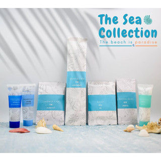 [แพ็คชนิดละ100ชิ้น] รุ่น The Sea ซองกระดาษ งานซอง ของใช้ในโรงแรม ของโรงแรม Amenities Kit ของใช้ในห้องน้ำ hotel supplies