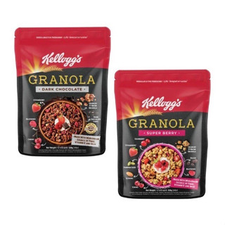 Kelloggs  Granola  เคลล็อกส์กราโนลา (40g.) อาหารเช้าซีเรียลธัญพืชกราโนลาครั้นชี่มัลติเกรน [มี2รสชาติ]