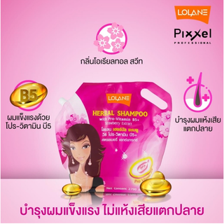 โลแลน แชมพูถุง ครีมนวดถุง 2700 มล.  Lolane Herbal Shampoo &amp; Conditioner ขนาด 2700ml