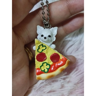 Bandai 🍕 Inupan" series Chihuahua on pizza 🍕 กาชาปอง พวงกุญแจ น้อง ชิวาว่า บน พิซซ่า น่ารักมากๆ 🍕