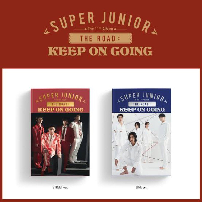 พร้อมส่ง อัลบั้ม ไม่แกะ Super Junior The 11th Album Vol.1 ‘The Road : Keep on Going’