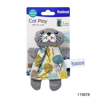 Kanimal Cat Toy ของเล่นแมว ของเล่นตุ๊กตา ยัดไส้ Catnip กัญชาแมว สำหรับแมวทุกสายพันธุ์ ขนาด 7.5x13.5 ซม.