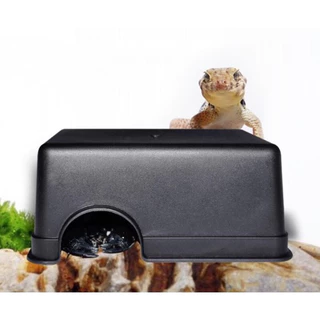 Hide Box ถ้ำซ่อนตัว สีดำ สำหรับสัตว์เลื้อยคลาน ให้อยู่ในสภาพแวดล้อมอย่างปลอดภัย ตุ๊กแก เก็คโค งู ตะขาบ แมงป่อง HIDE BOX🖤