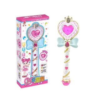 ของเล่นเด็ก ไม้คฑา มีเสียงมีไฟ เป่าฟองได้ HAI YU Bubble Fairy wand NO.99088 มีเสียง มีไฟสวยงาม