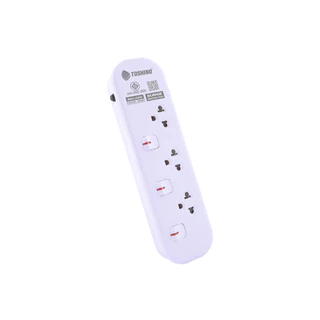 ส่งฟรี Toshino รางปลั๊กไฟ 3-6 ช่อง 3-6 สวิตช์ 1.5-5 เมตร 16A/3600W รุ่น JT