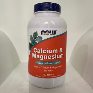 NOW Foods Calcium &amp; Magnesium 250 Tablets