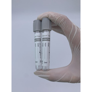 Vacuum Blood Collection Tube, Glucose Tube Gray Top (Plastic Tube) 3 ml