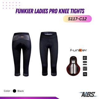 กางเกงปั่นจักรยาน Funkier Ladies Pro Knee Tights S117-C12